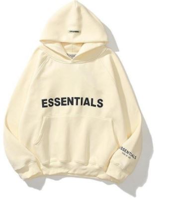 Beige Essential Hoodie