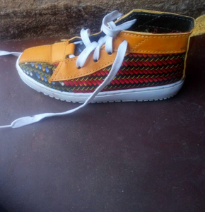 Orange Pattern colour Sneaker