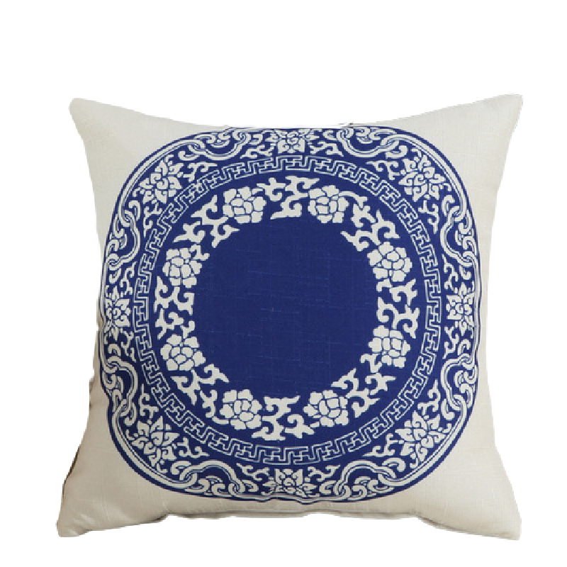 Blue and white Porcelain China Cushions - Love Walman