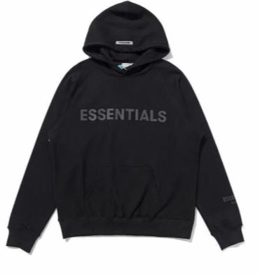 Black Essential Hoodie