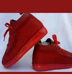 Red Nylon Sneaker