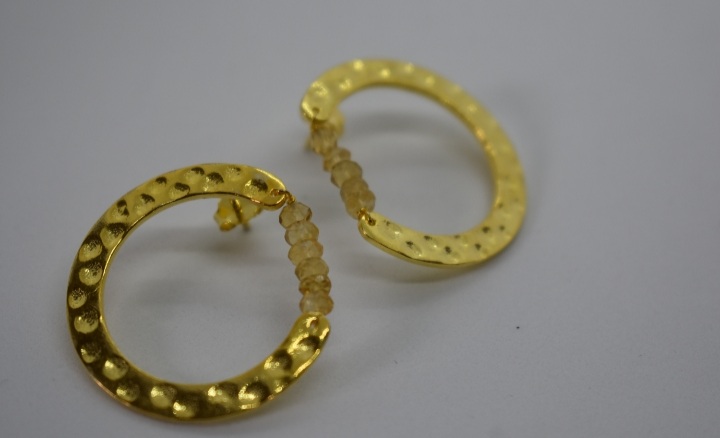 The Terri - Citrine Earrings