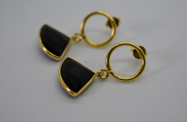 The Trish - Onyx Earrings