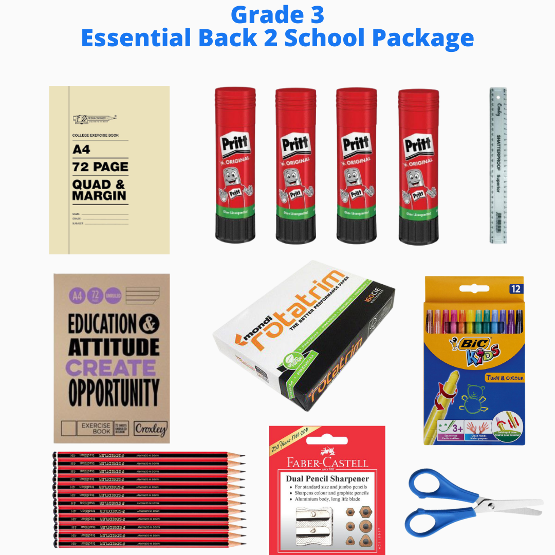 Grade 3-Essential Back to School Package
